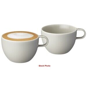 Nespresso Cappuccino Cups Coffee Mug 13 oz Large Barista Collection Set of 2 NIB